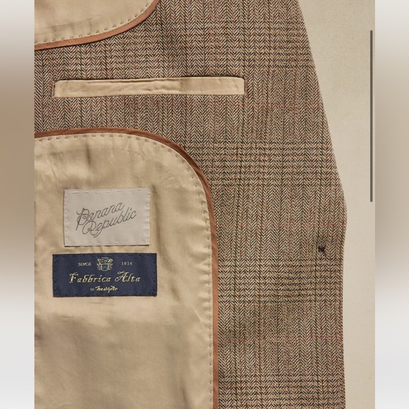 BANANA REPUBLIC‼️‼️. LIDO SCULPTED ITALIAN WOOL BLAZER - Picture 2 of 7